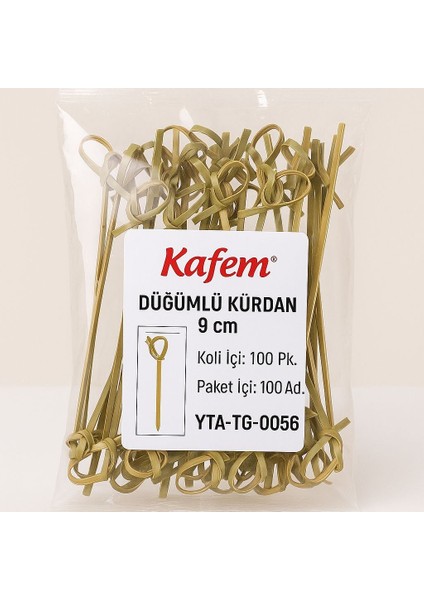Düğümlü Kürdan 90 mm 100 Adet