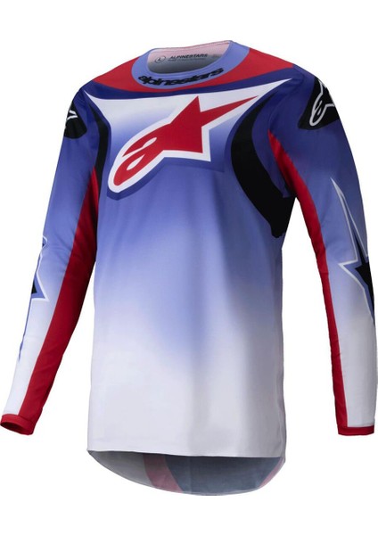 Fluid Wurx Kros Motosiklet Jerseyi Mavi Kırmızı