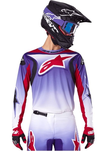 Fluid Wurx Kros Motosiklet Jerseyi Mavi Kırmızı fiyatları