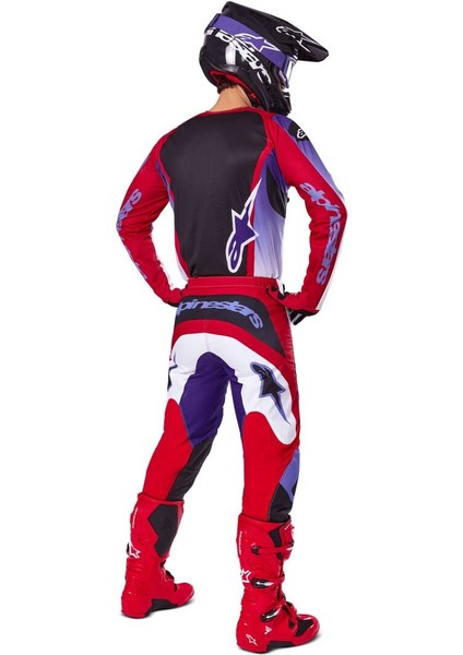 Fluid Wurx Kros Motosiklet Jerseyi Mavi Kırmızı fırsatları