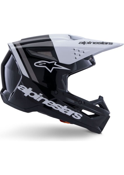 Sm3 Radium Off-Road Kaskı Siyah Beyaz Gri fırsatları