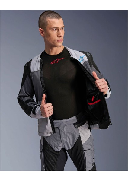 St-2 Air Korumalı Motosiklet Montu Gri Siyah fırsatları