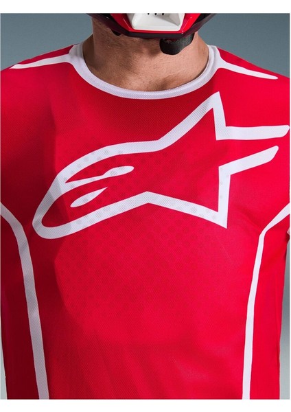 Fluid Apex Off-Road Motosiklet Jerseyi Kırmızı Beyaz modelleri