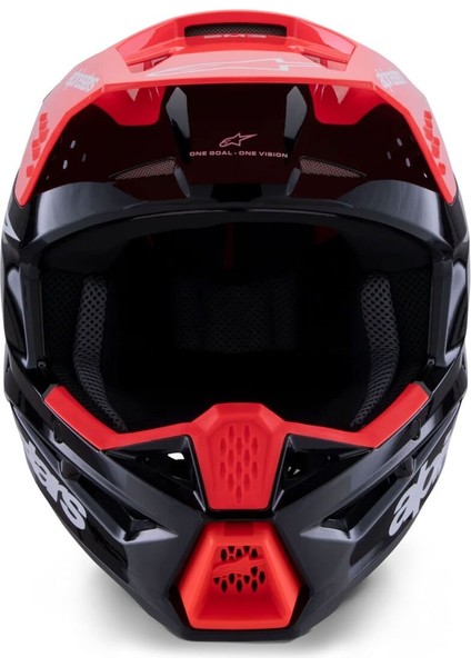 Sm3 Radium Off-Road Kaskı Siyah Kırmızı Beyaz indirimleri