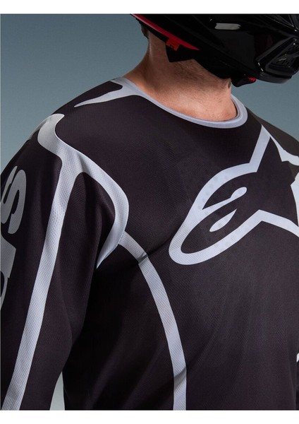 Fluid Apex Off-Road Motosiklet Jerseyi Siyah Gri modelleri