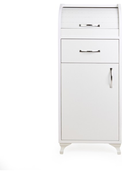 Tek Çekmeceli Ekmeklik - Safir Meşe / Beyaz - 105X30X42 cm fırsatları