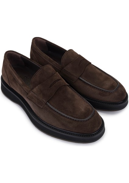 Erkek Hakiki Deri Kahverengi Casual Ayakkabı 664 E434106B Erk Ayk SK25-26 T.moro fiyatları