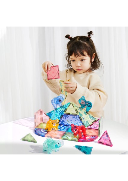 Renkli Magnetic Tiles - Sihirli Orman fırsatları