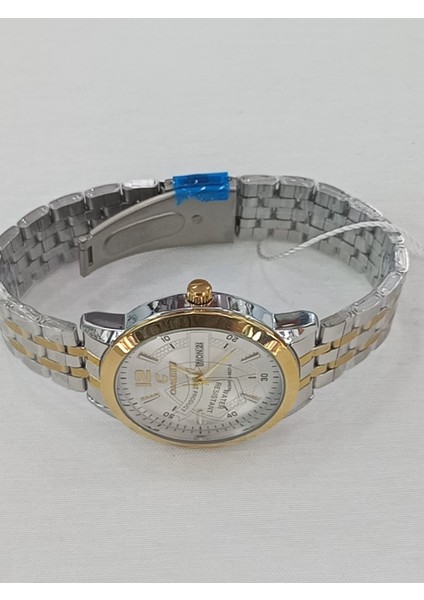 Çelik Kordonlu, Takvim Göstergeli, Su Geçirmez, 2 Yıl Garantili Altın Sarısı Kaplama Erkek Kol Saati fiyatları