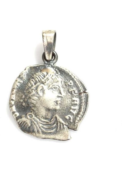 925 Ayar Gümüş Sezar Kolye Ucu