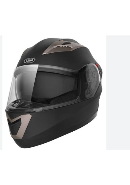 Çene Açılır Kask Siyah Xl