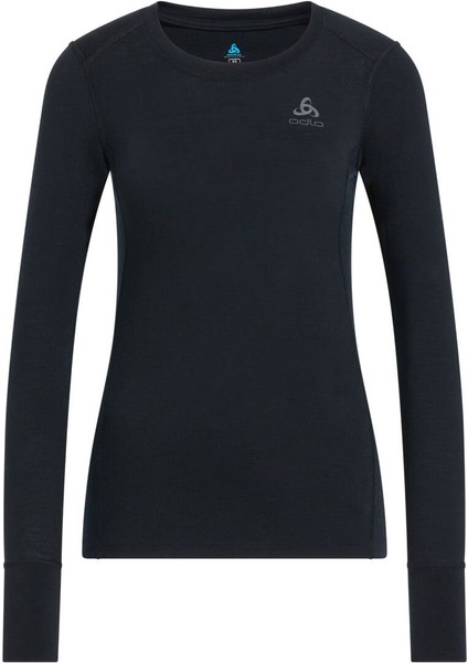 Merino 200 Termal Kadın Üst Içlik Siyah