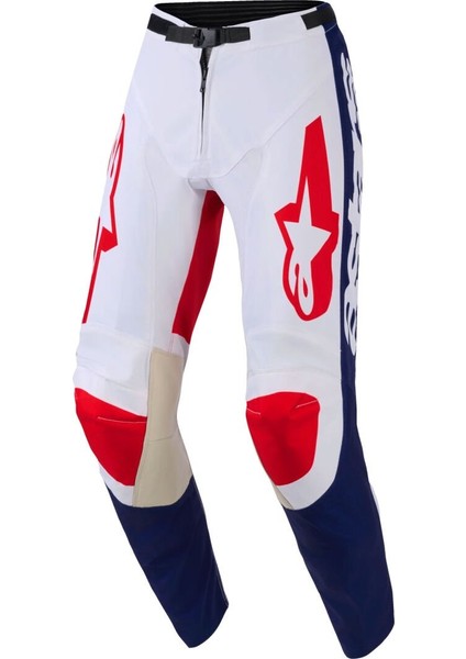 Racer Riway Off-Road Motosiklet Pantolonu Kırmızı Beyaz