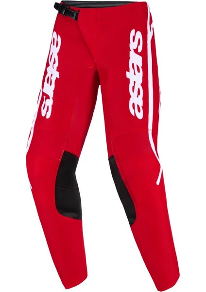 Youth Fluid Apex Genç Kros Motosiklet Pantolonu Kırmızı Beyaz