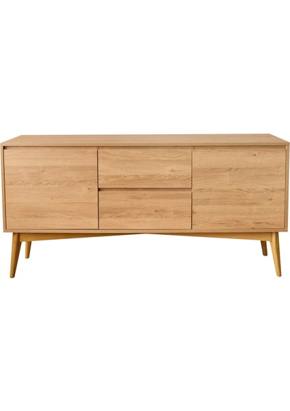 Newham Konsol - Karina Meşe / Natürel - 82X45X170 cm fiyatları