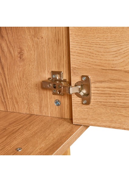 Newham Konsol - Karina Meşe / Natürel - 82X45X170 cm