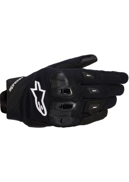 Stella Sp x 3 Korumalı Kadın Motosiklet Eldiveni Siyah Beyaz