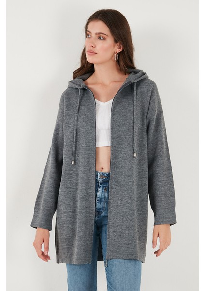 Modest Regular Fit Kapüşonlu Tesettür Triko Hırka Bayan Hırka 4616176 fiyatları