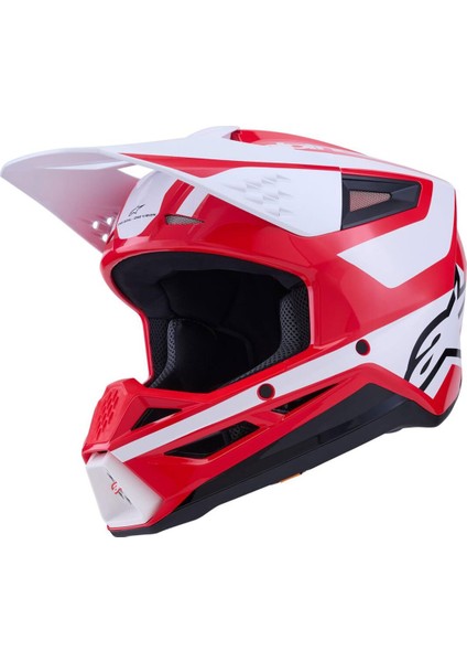 Sm3 Heath Off-Road Kaskı Kırmızı Siyah