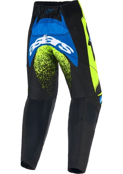 Kids Racer Nomur Çocuk Kros Motosiklet Pantolonu Siyah Mavi Sarı fiyatları