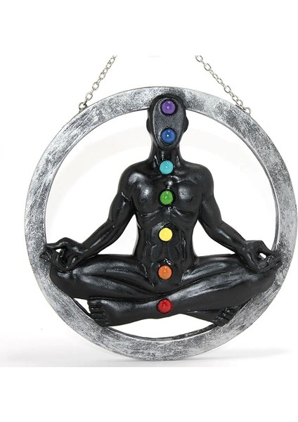 Polyester Duvara Asmalı 7 Chakra Pano ALK2347