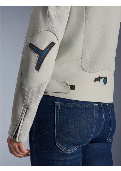 Stella Circal-1 Air Korumalı Kadın Motosiklet Montu Gri Mavi indirimleri