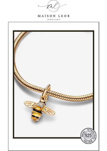 Işıltılı Arı Sallantılı Charm