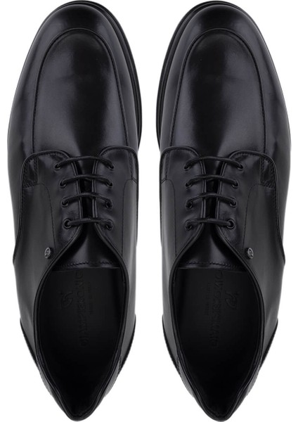 Erkek Hakiki Deri Siyah Klasik Ayakkabı 664 B43687A Erk Ayk SK25-26 Nero indirimleri