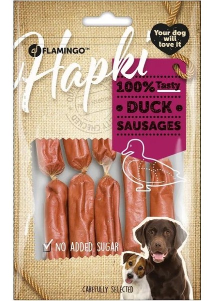 Flamingo Ducksnack Ördekli Sosis Köpek Ödülü 85gr