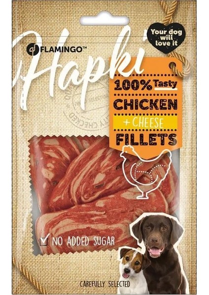 Hapki Chick'n Tavuklu ve Peynirli Köpek Ödül Maması 85gr