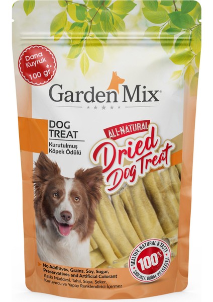 Kurutulmuş Dana Kuyruk Doğal Köpek Ödül Maması 100 Gr fiyatları