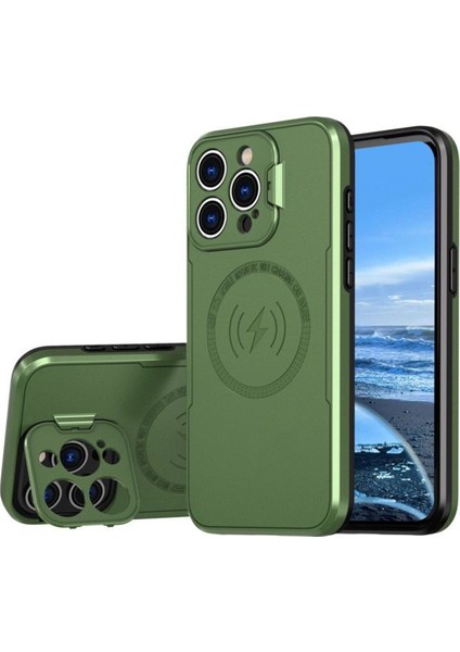 Iphone 14 Pro Safe Özellikli Standlı Kılıf