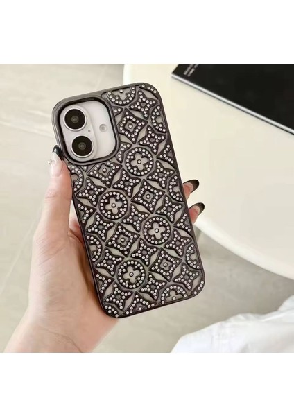 Iphone 12 Taşlı Kılıf.