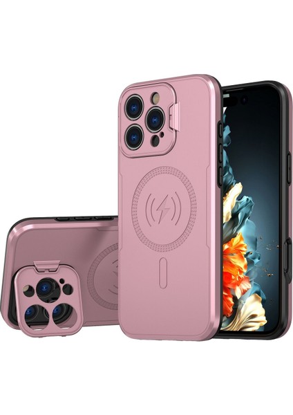 Iphone 15 Safe Özellikli Standlı Kılıf