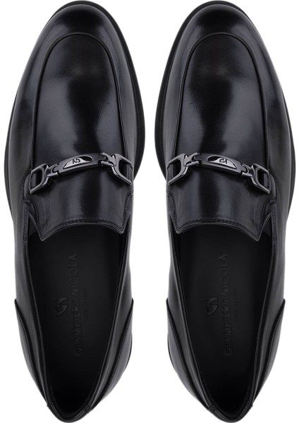 Erkek Hakiki Deri Siyah Casual Ayakkabı 664 46506A Erk Ayk SK25-26 Nero indirimleri