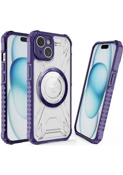 Iphone 15 Pro Mage Safe Özellikli Standlı Kılıf