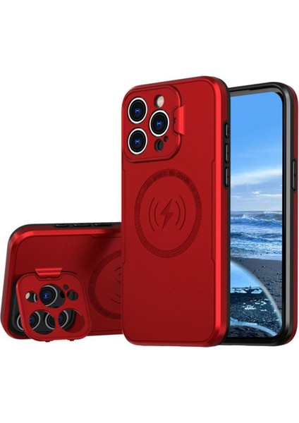 Iphone 15 Pro Max Mage Safe Özellikli Standlı Kılıf