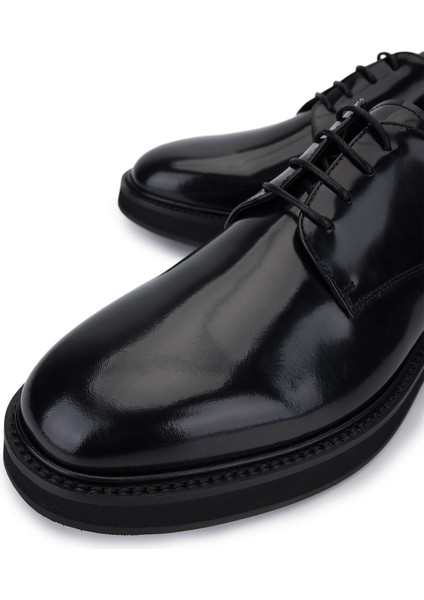 Erkek Hakiki Deri Siyah Casual Ayakkabı 664 E43491 Erk Ayk SK25-26 Nero modelleri