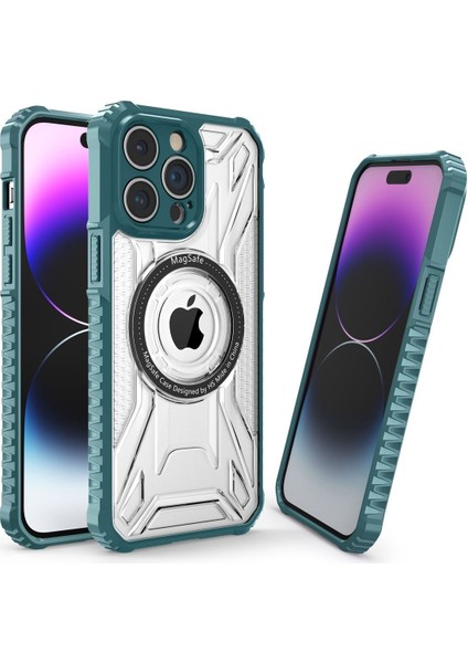 Iphone 15 Pro Max Mage Safe Özellikli Standlı Kılıf