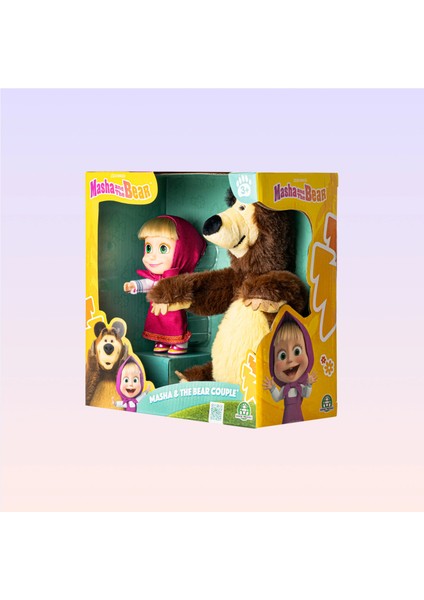 Masha ile Koca Ayı Peluş Oyuncak Seti – 20 cm Koca Ayı & 12 cm Masha Bebek fiyatları