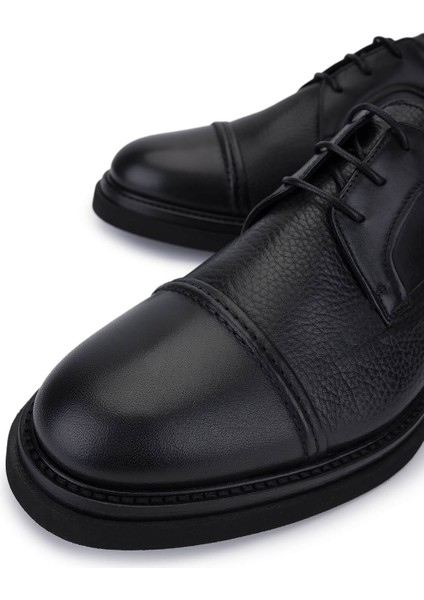 Erkek Hakiki Deri Siyah Klasik Ayakkabı 664 39653 Erk Ayk SK25-26 Nero modelleri