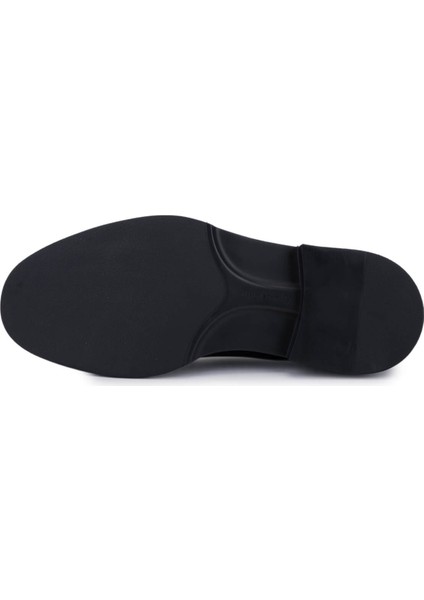 Erkek Hakiki Deri Siyah Klasik Ayakkabı 664 39653 Erk Ayk SK25-26 Nero fırsatları