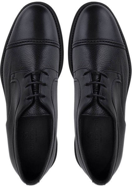 Erkek Hakiki Deri Siyah Klasik Ayakkabı 664 39653 Erk Ayk SK25-26 Nero indirimleri