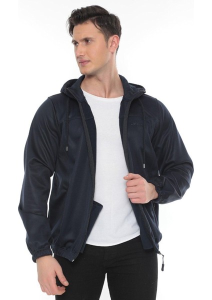 Erkek Kapüşon Fermuar Detaylı Softshell Eşofman Üstü fırsatları