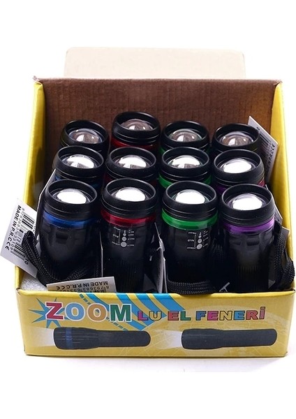 Şeritli Zoom Odaklı El Feneri Bigem BM-310 modelleri