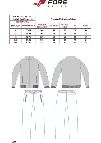 Erkek Waffle Eşofman Takımı fırsatları