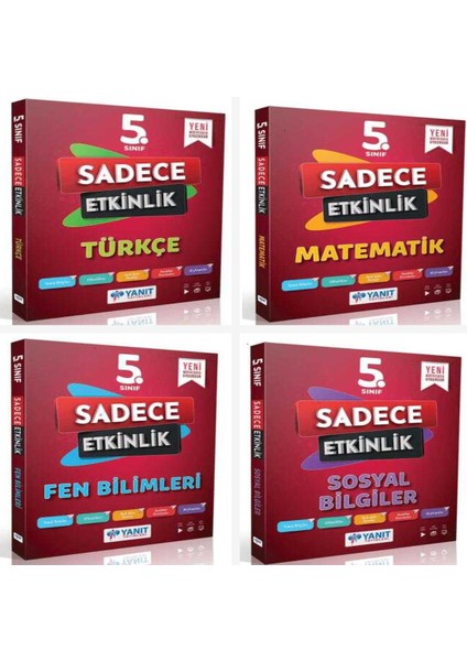 Yanıt 5. Sınıf Sadece Etkinlik ( Türkçe & Matematik & Fen & Sosya