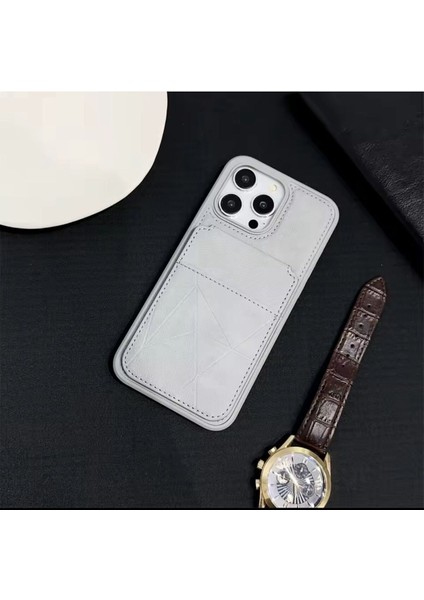 Iphone 16 Deri Cüzdanlı ve Stand Özelliği Olan Özel Tasarım Klıf