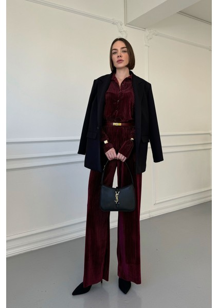 Kadife Premium Takım- Bordo fırsatları