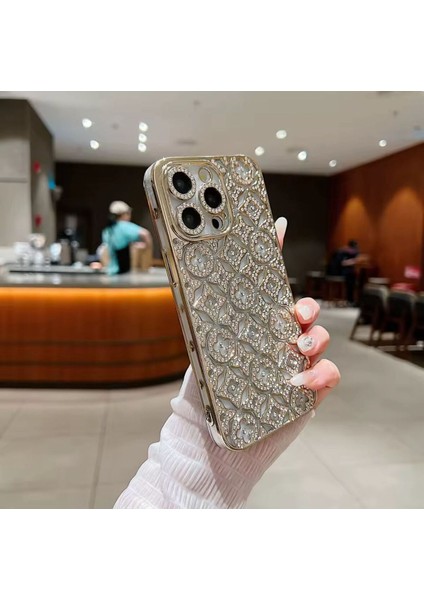 Iphone 14 Pro Max Taşlı Kılıf.